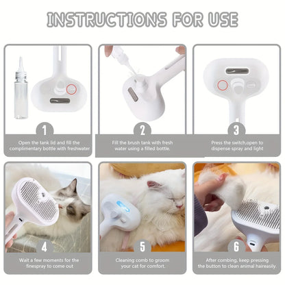 FurEase Comb – Spray, Comb, Shed-Free!